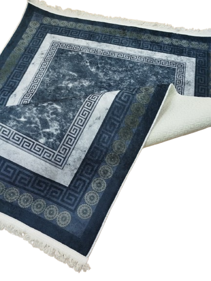 Modern Area Rug 120x180 cm | Non-Slip Backing | 4 mm Sponge Padding