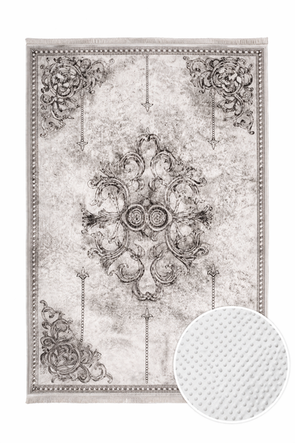 Koberec 160 × 230 cm – protišmykový, 4 mm špongiový podklad